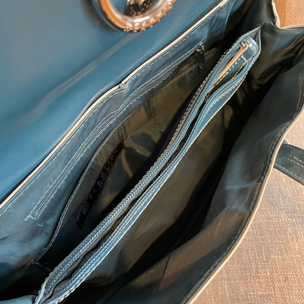Kenneth Cole Reaction Blue Satchel - Picture 6 of 6